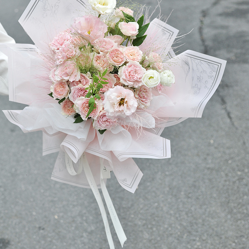 雾面纸铃兰之花防水韩式包花纸艺材料花束包装玫瑰花店花艺用品详情18