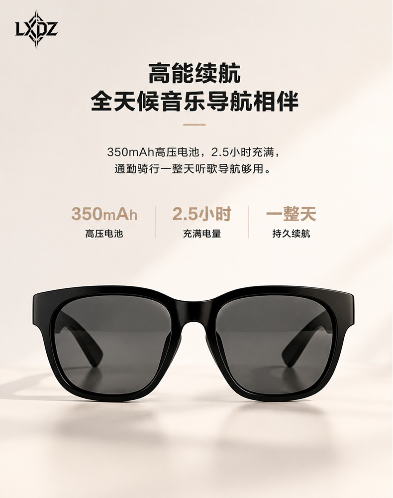 智能眼镜防紫外线新款男女士时尚百搭墨镜潮流方框简约太阳镜大框详情11