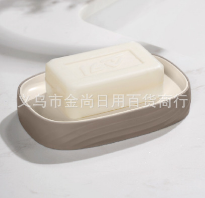 Creative household multi-functional draining soap box, student dormitory bathroom water ripple desktop soap box, storage box pic 1