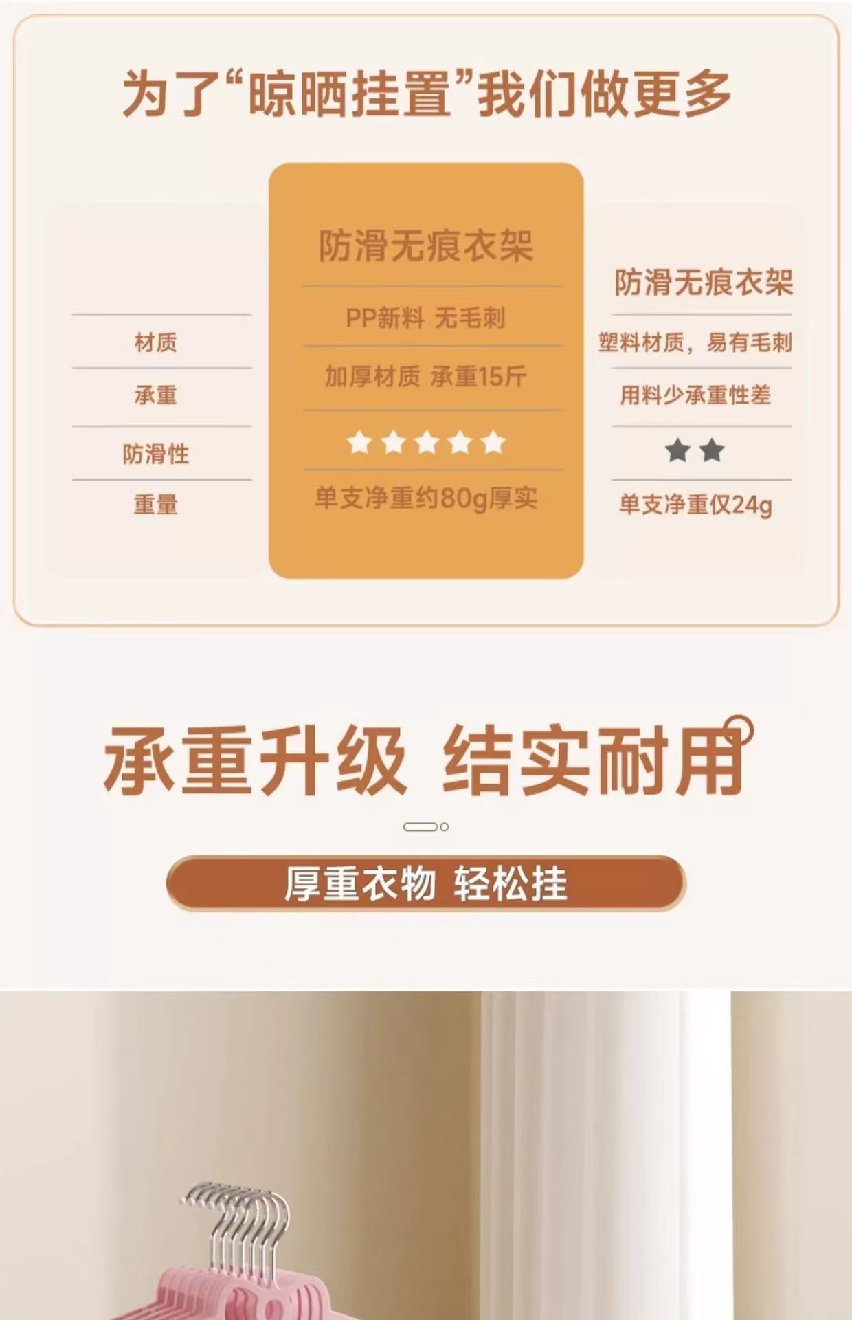 【20个】蝴蝶结衣架防滑无痕不起肩塑料衣架防滑家用省空间包邮详情12