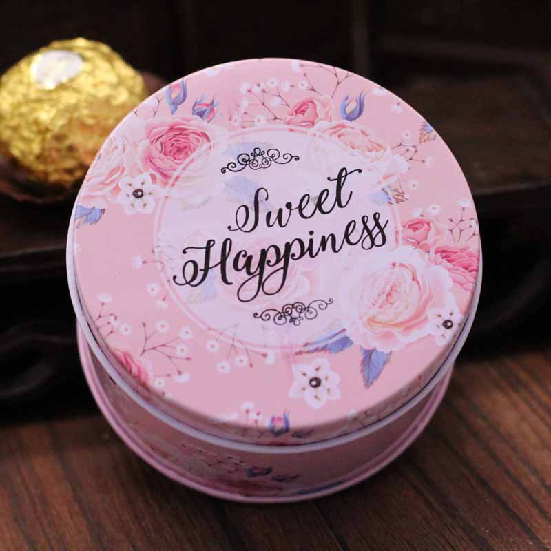 婚庆喜糖盒子批发心形糖盒圆筒马口铁结婚糖盒喜糖盒正方形礼详情3