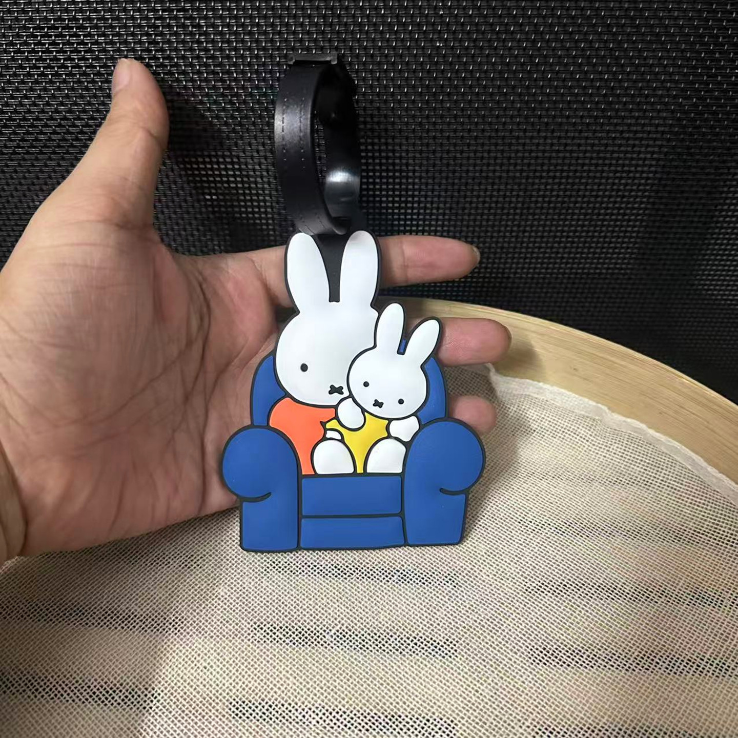 米菲兔卡通动漫行李牌旅行箱登机牌包包挂件可爱标识牌工艺品礼品详情6