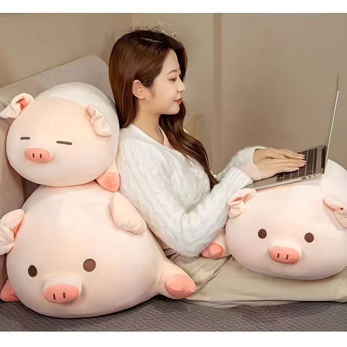 MINISO名创优小猪公仔抱枕毛绒玩具睡觉玩偶生日礼物可爱抓机娃娃详情3