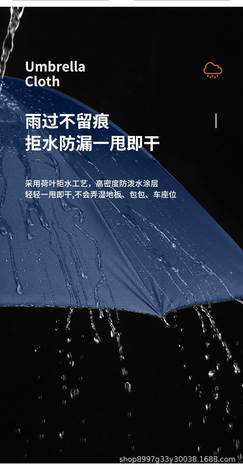 大号超大雨伞男女三人双人晴雨两用伞加大加固学生折叠加厚遮阳伞详情4