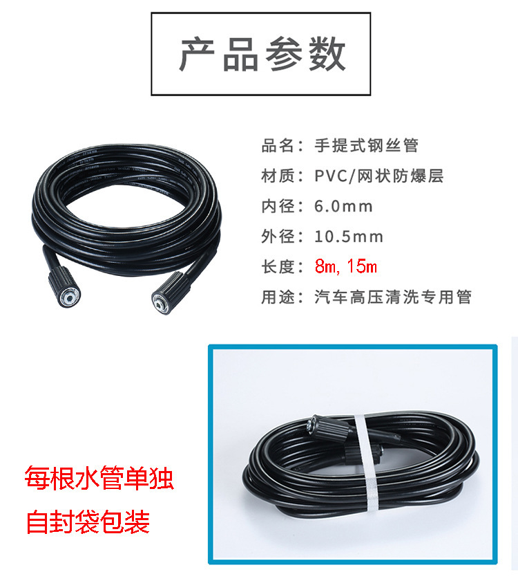 耐高压黑色橡胶工业水管燃气软管耐磨耐腐蚀多用途软管橡胶管水管详情2