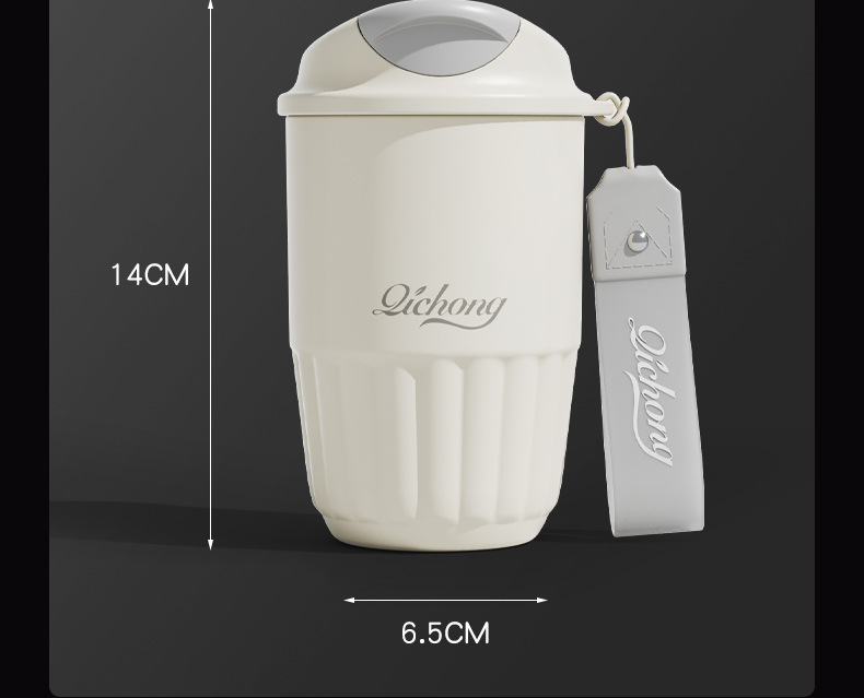 潮牌316不锈钢咖啡杯高颜值陶瓷保温杯便携随行杯子网红水杯定制详情21