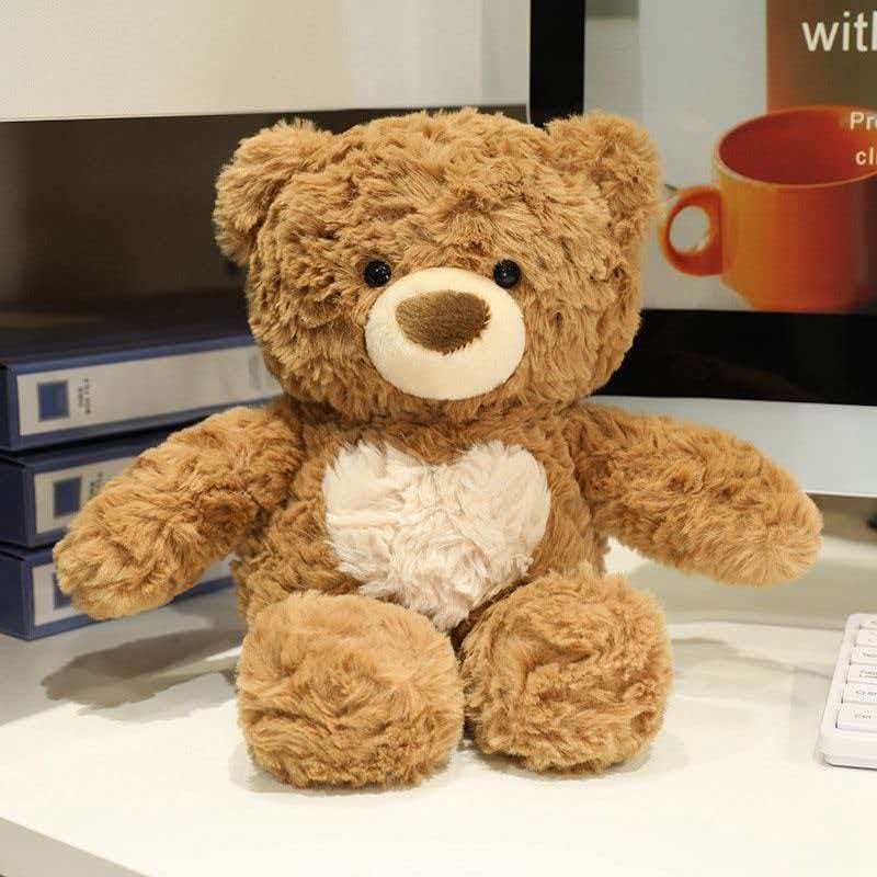 Cute plush bear doll pillow, Valentine's Day gift, girl's birthday doll, teddy bear toy pic 6