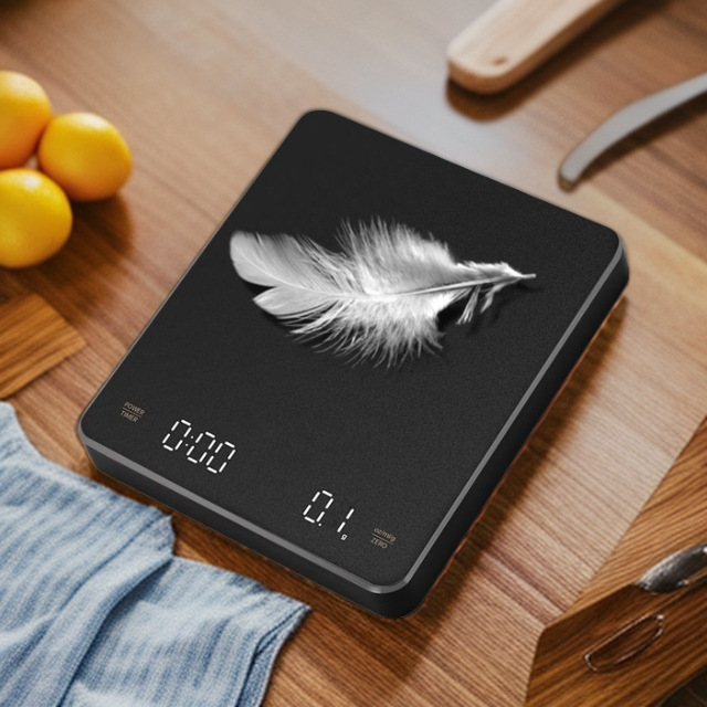 【 23,000 Collections 】 Cross-border kitchen Baking electronic scale 0.1g high-precision gram weight scale Hand-brewed coffee scale pic 4