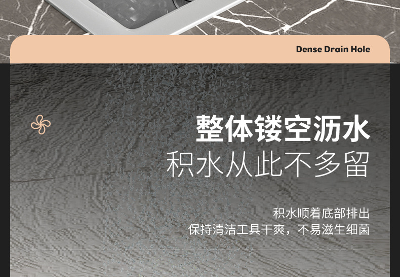 不锈钢水槽挂式沥水篮跨境抹布清洁用品置物架厨房黑色灰色沥水架详情12