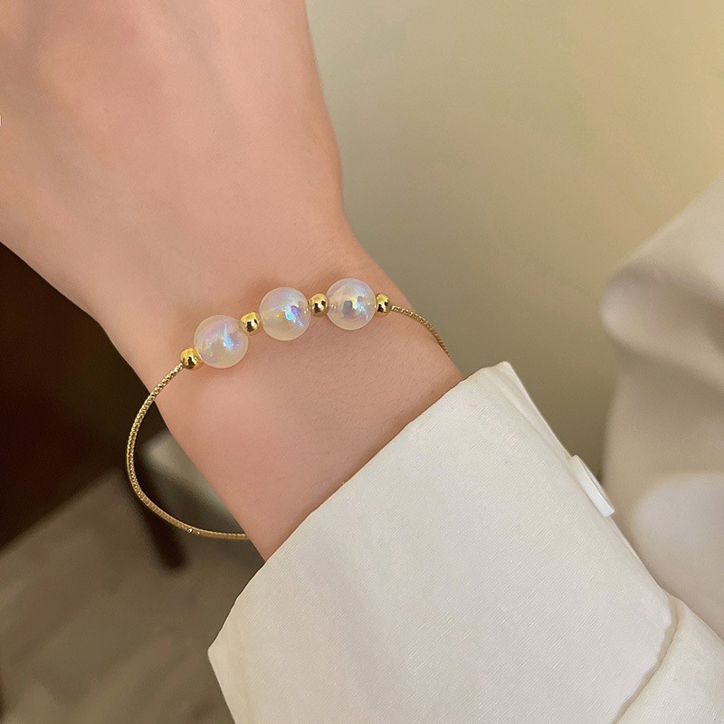 S925银新中式珍珠手链女简约大气高级感小众设计2025新款手饰详情4