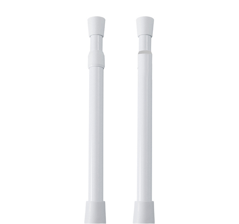 New type of non-drilling telescopic rod louver curtain rod, Roman rod, bath curtain, gauze curtain, door curtain rod, Japanese clothes drying rod and support rod pic 3