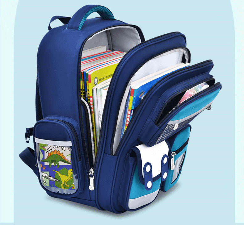 新款小学生书包女生1-3-6年级减负6-9-12岁男孩轻便儿童双肩背包详情17