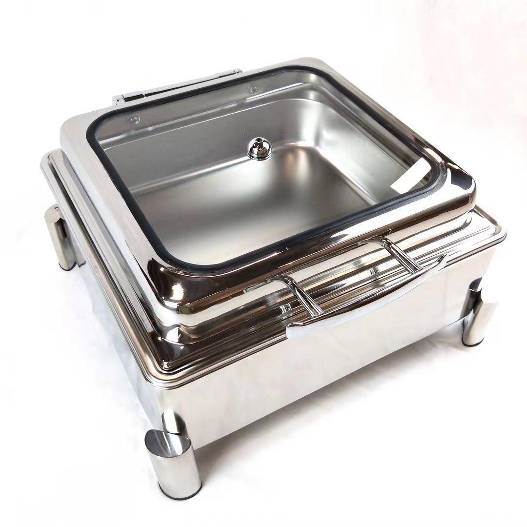 Buffet stove, stainless steel visible thickened, restaurant and hotel household insulated stove, Bufei stove wholesale, cross-border Amazon pic 4