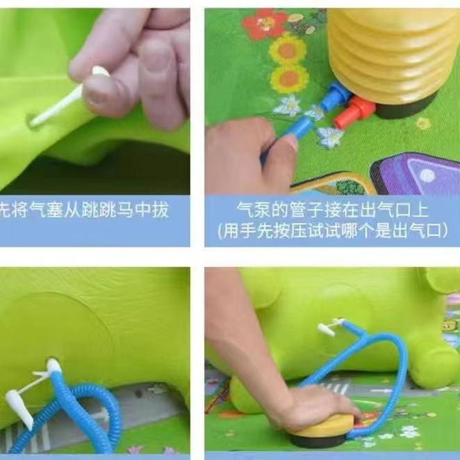 儿童玩具充气跳跳马早教玩具加大加厚充气马音乐跳跳鹿骑马橡胶马详情4