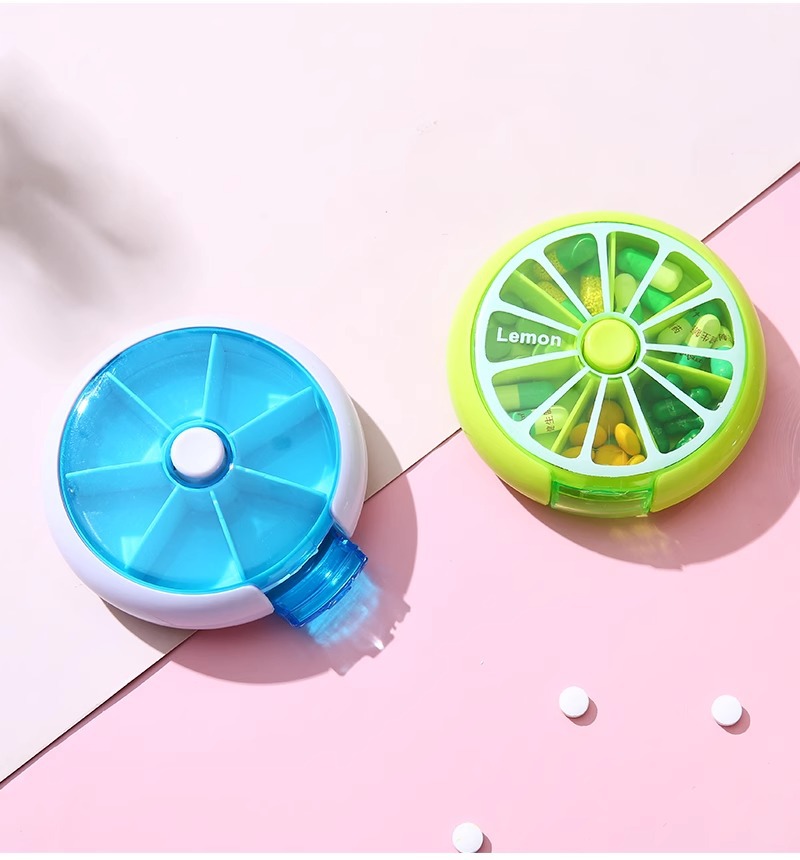 小药盒便携一周分装药盒旅行随身收纳盒切药器迷你药品药丸盒批发详情15