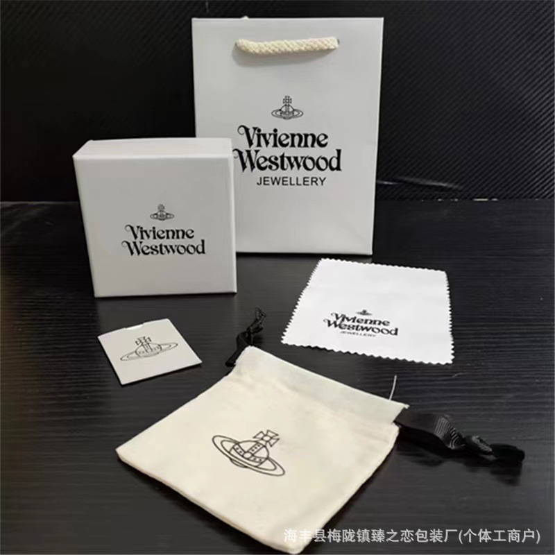 24新版西太家包装盒西太后土星项链同款包装盒烫金珍珠礼盒详情3