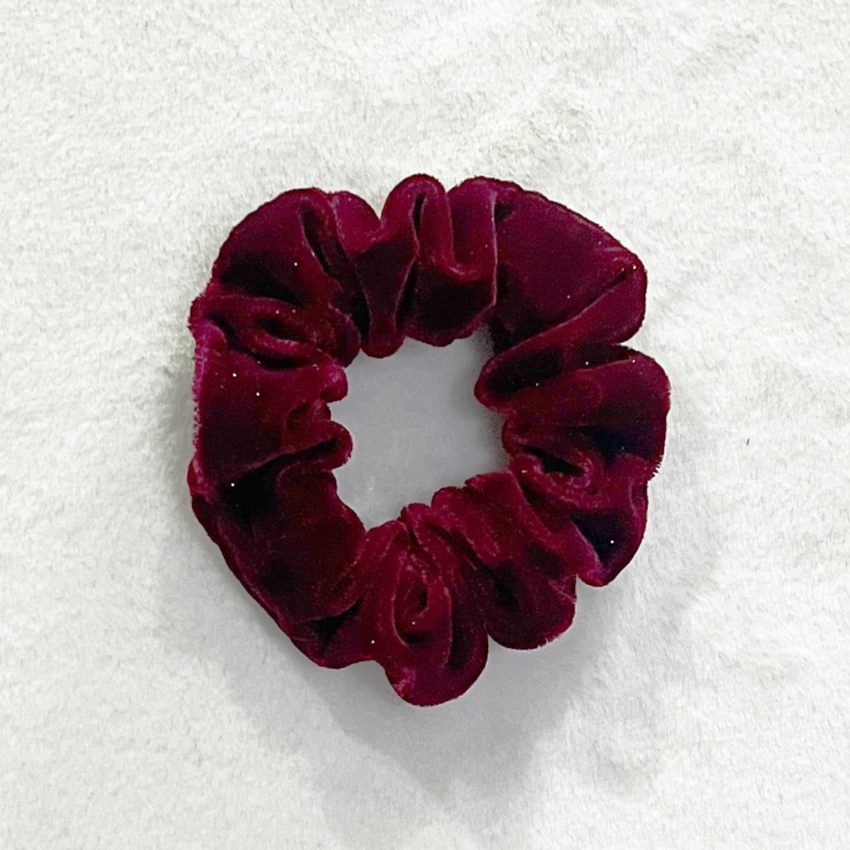 Autumn and winter glittering velvet large intestine hair band, high-end and elegant velvet band, starry sky hair tie, hair accessory pic 7