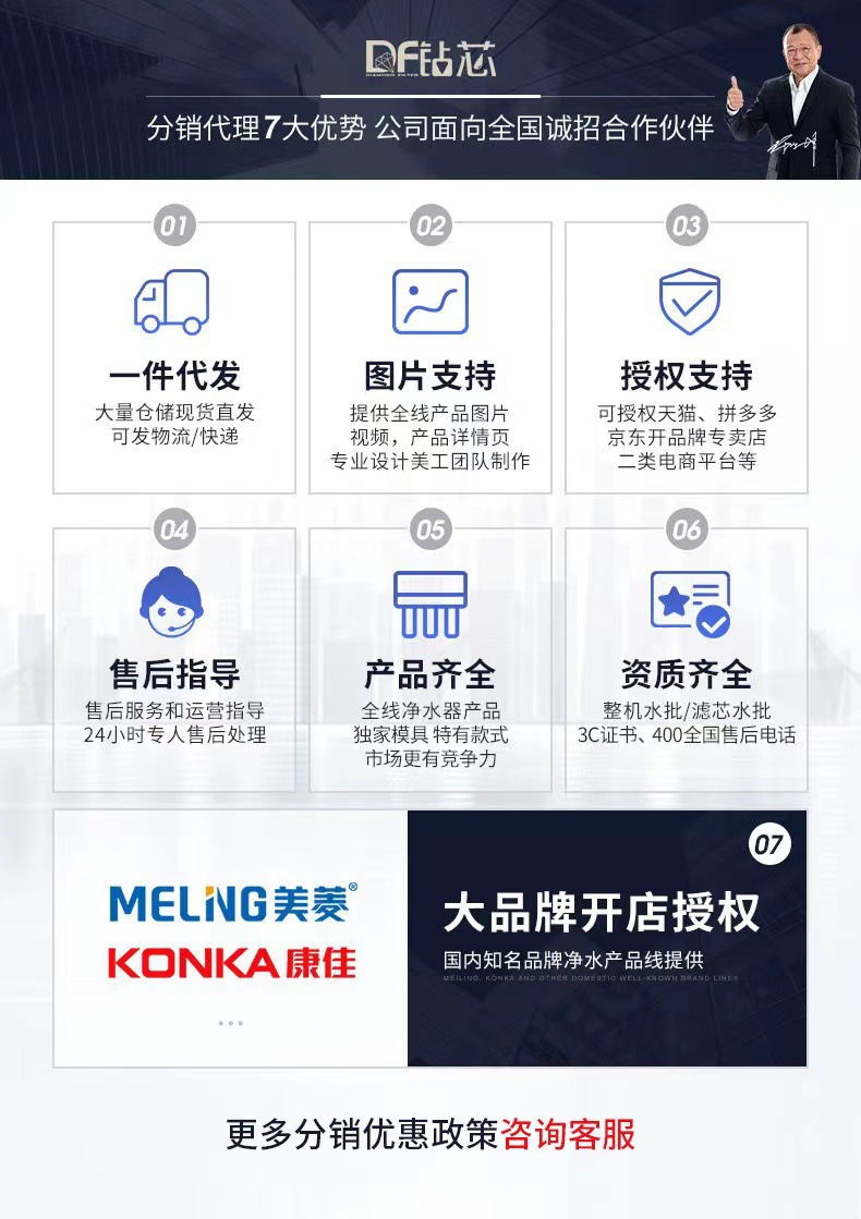 New stainless steel faucet water purifier, detachable and washable, kitchen tap water filtration, live-streaming cross-border delivery water purifier pic 7