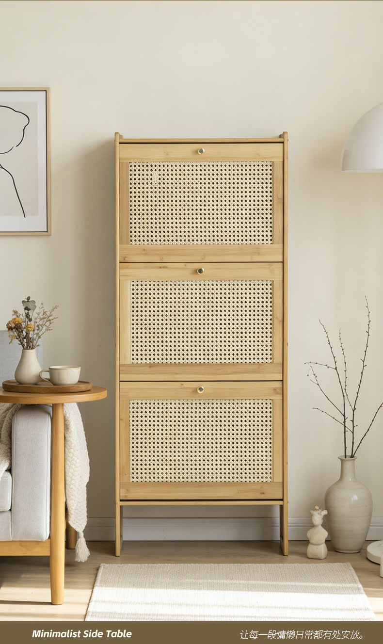 竹制现代简约多层卫生间储物柜免打孔落地收纳架家装建材简易家具详情14