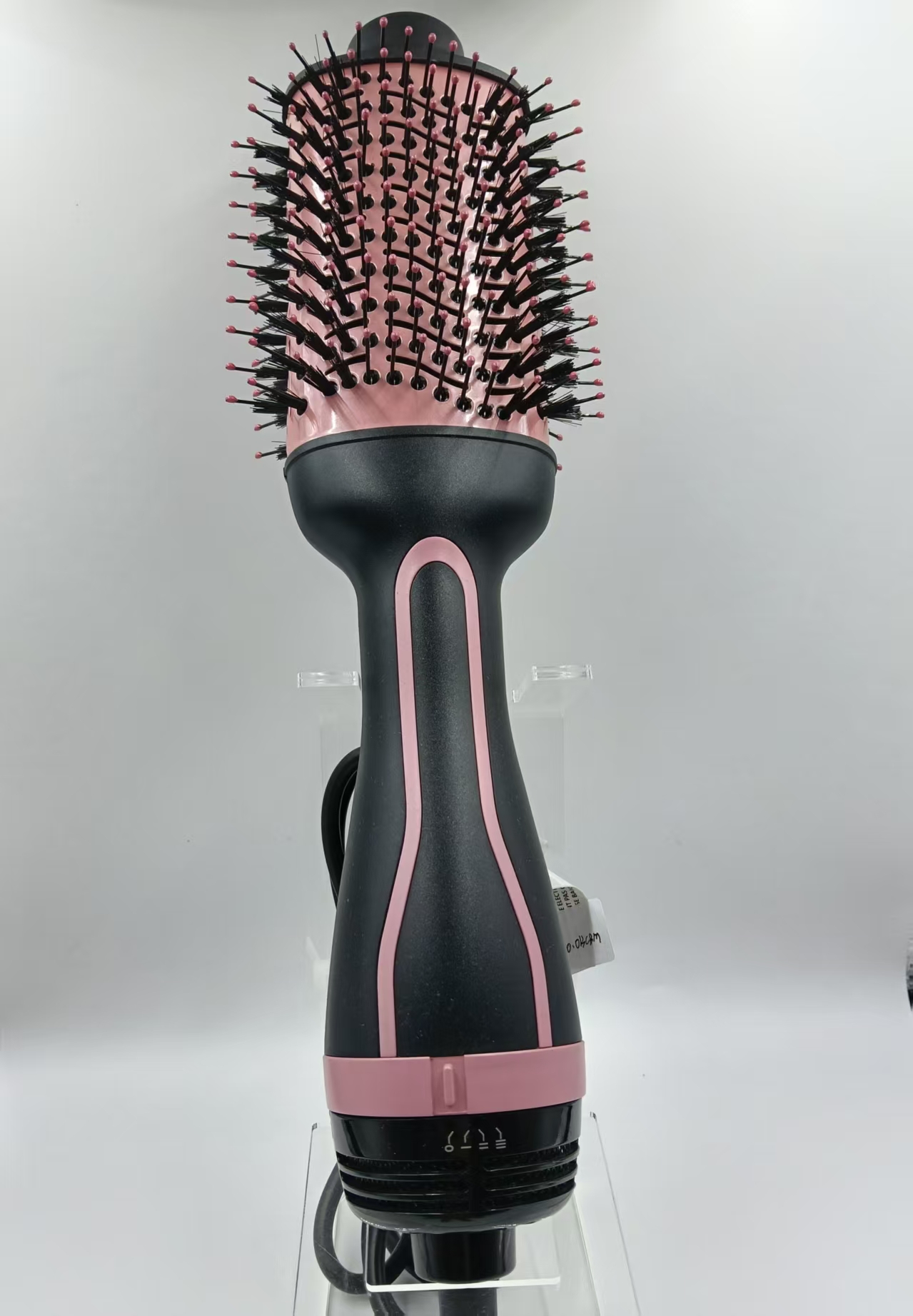 跨境爆款热风梳负离子吹风梳蓬松卷发梳造型神器粉色款详情1