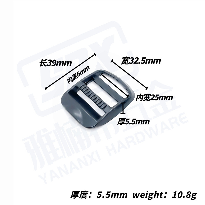 厂家供应箱包配件目字调节梯扣1寸锌合金四档背包织带调节书包扣饰品配件详情3