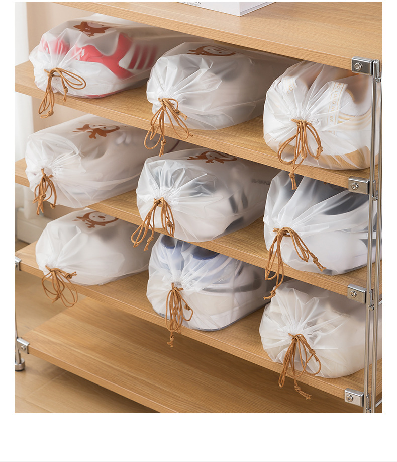 鞋袋装鞋子收纳袋旅行行李箱分装袋防尘防潮束口袋鞋罩套旅游神器详情11