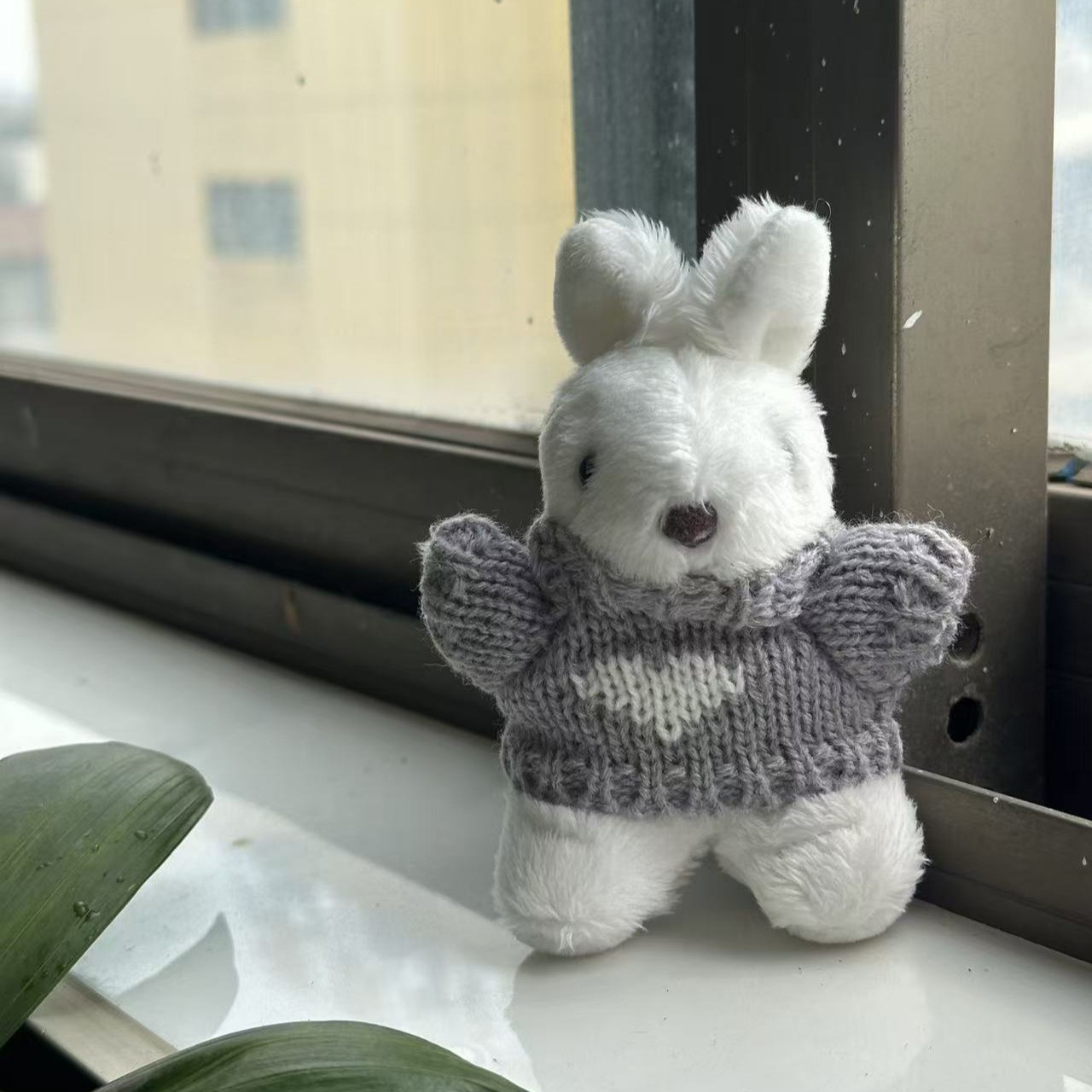 Creative dolls wearing sweaters, little rabbits, plush dolls, pendants, cute rabbit dolls, keychains, toy bags, pendants pic 6