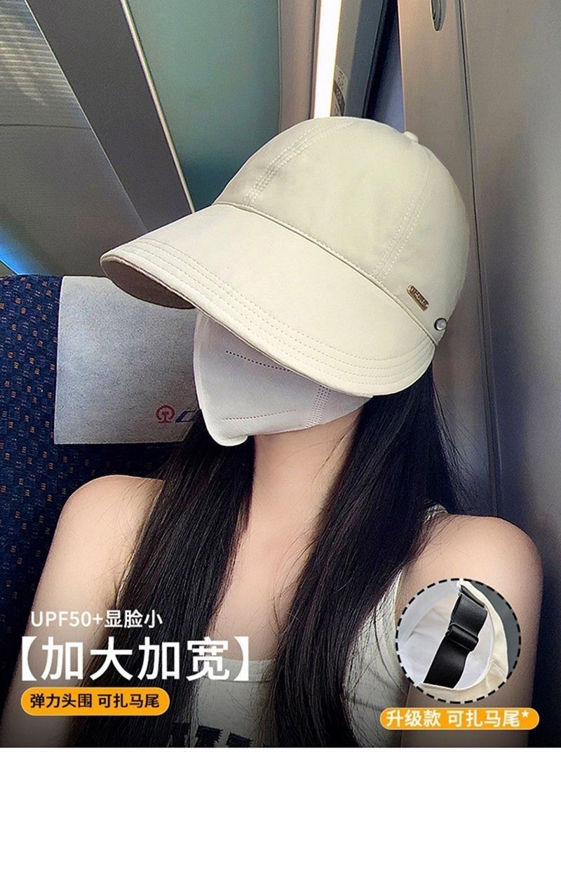 赵露思同款鸭舌渔夫帽女款春秋防晒防紫外线遮阳帽可折叠太阳帽子详情1