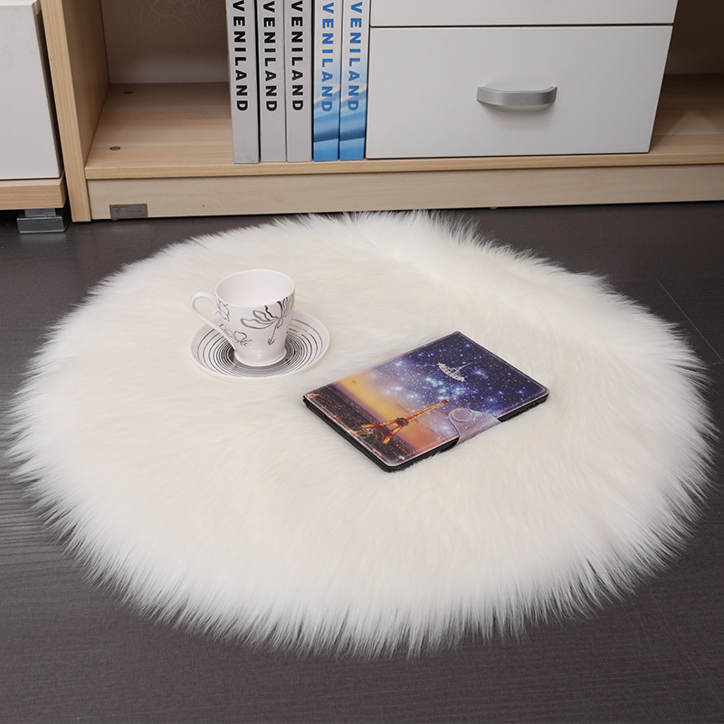 Cross-border factory direct sales and wholesale of imitation wool carpets, long plush, anti-slip, absorbent, comfortable and skin-friendly for living rooms and bedrooms pic 11