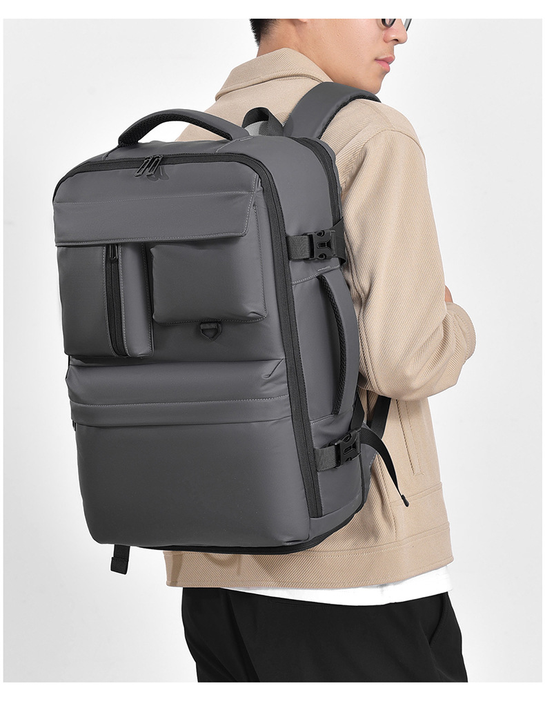 商务出行背包大容量双肩包行李包户外旅行出差通勤登机背包详情21