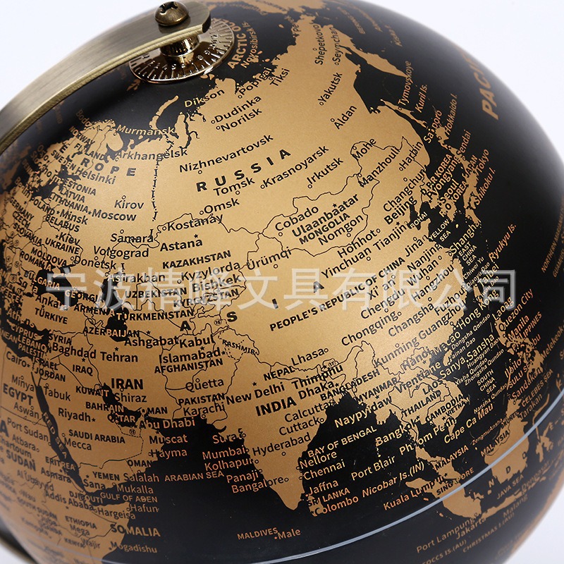 Globe 20cm English light luxury wine cabinet, office study desk, home decoration matte globe ornament pic 5