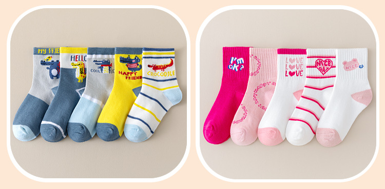 外贸儿童袜子秋冬季女孩宝宝袜男童中筒袜女童小孩袜诸暨童袜批发详情5
