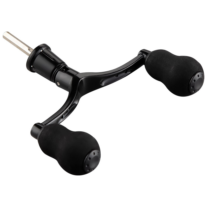 Metal fishing wheel folding handle, fishing rod wheel handle, throwing rod wheel handle, fish wheel arm accessory, spinning wheel handle pic 17