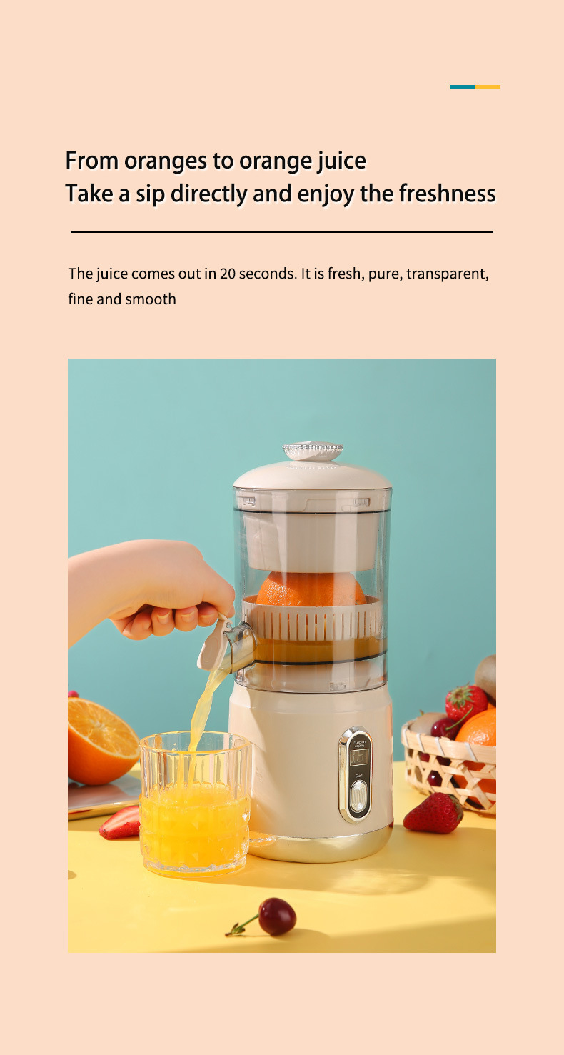 Cross-border juicer, multi-functional household portable electric small residue and juice separator, no-cut fruit and vegetable juice maker pic 11