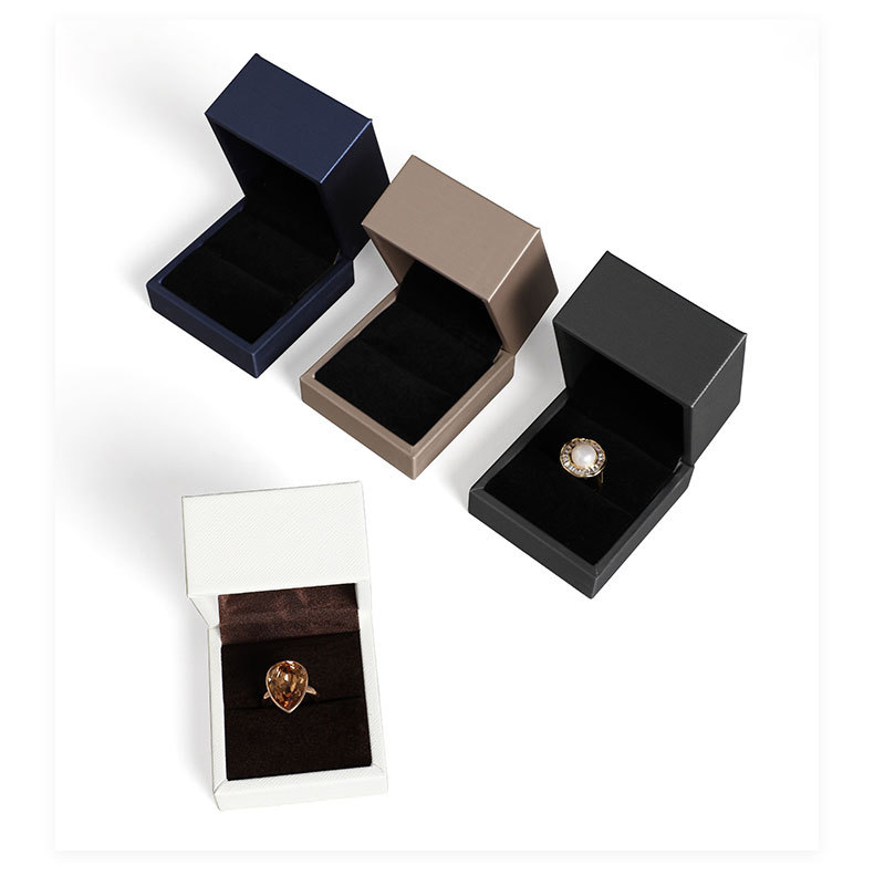 高端拉丝PU皮首饰盒戒指盒手镯礼盒项链吊坠饰品包装盒珠宝首饰盒详情12