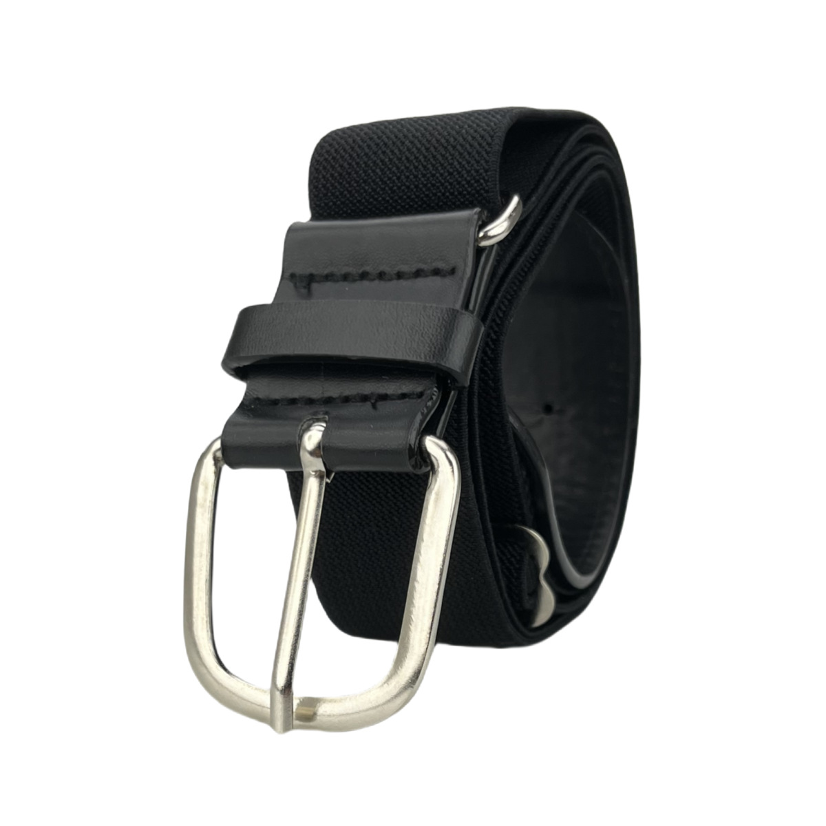 弹力超强腰带男女户外运动可调节高档PU透气编织加厚松紧棒球皮带详情10