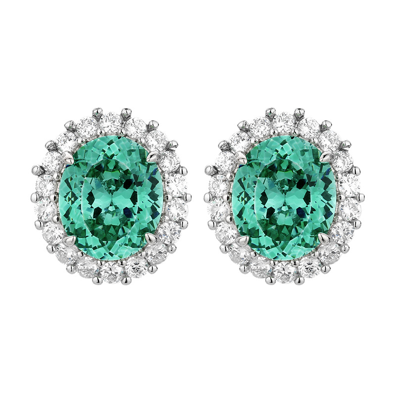 2025庄生生珠宝仿真鸟巢切帕拉绿首饰时尚轻奢套装15*20-13*18详情9