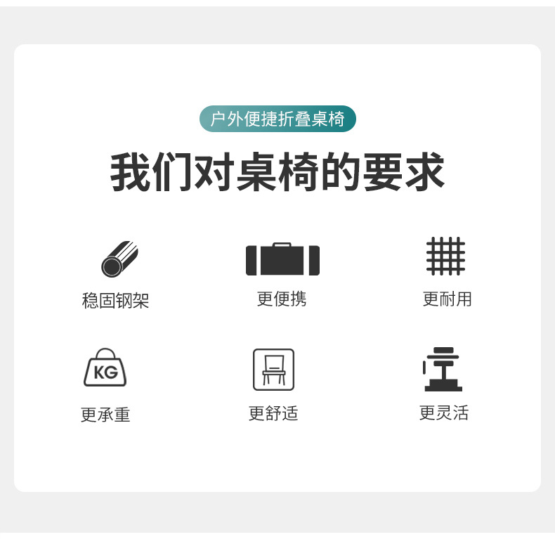 户外摆摊折叠桌简易便携批发露营桌椅家用办公长条塑料夜市餐桌子详情3