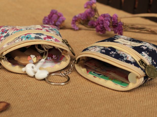 包邮小钱包零钱包韩国版拉链女式帆布艺可爱迷你硬币包耳机收纳袋详情36