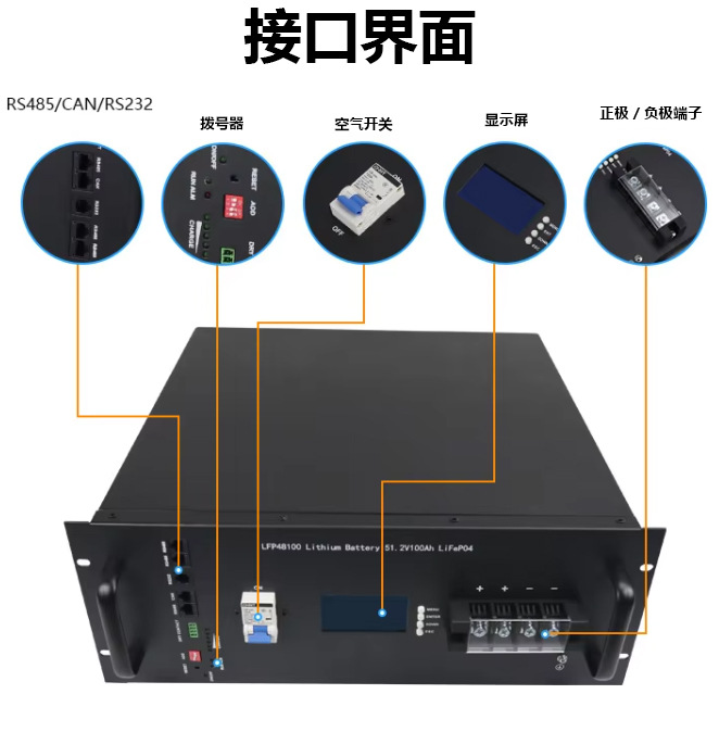 白色落地式光伏储能电池51.2V300Ah15kWh磷酸铁锂电池五金工具储能设备详情3