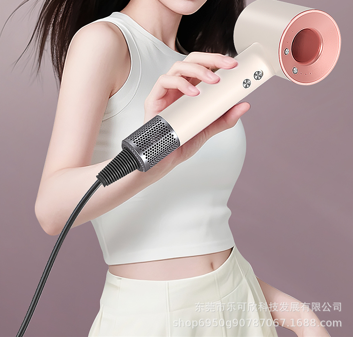华强北某森跨境专用款无叶高速电吹风筒护发大功率吹风机发廊家用详情11