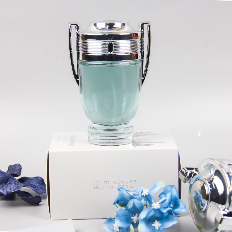 战无不胜勇者银色奖杯男士自然诱惑香水100ml奖杯勇者跨境香水详情40