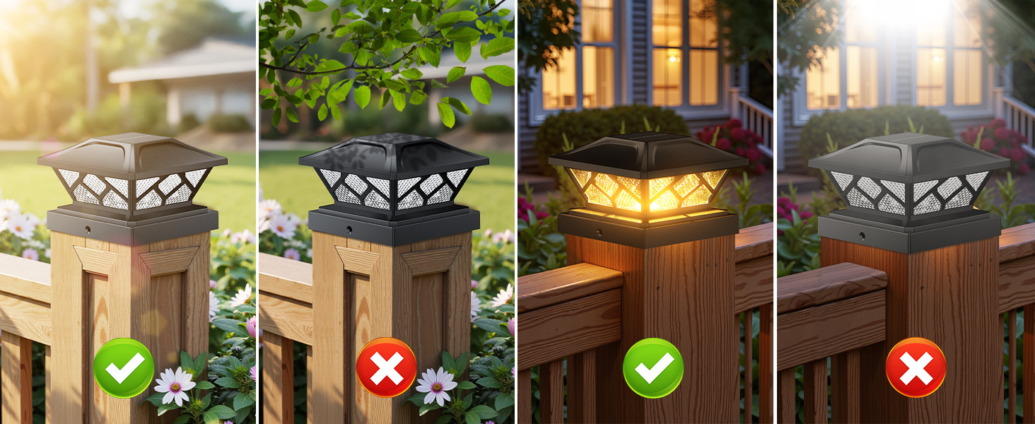 跨境火焰柱头灯户外太阳能灯防水小区别墅大门柱子灯围墙庭院灯详情5