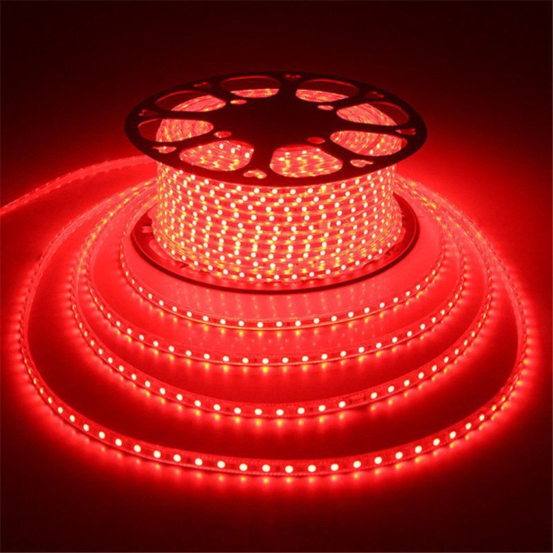 5050LED light strip, 220V outdoor waterproof, IP65, lighting project, home decoration lighting, decorative atmosphere, colored light strip pic 6