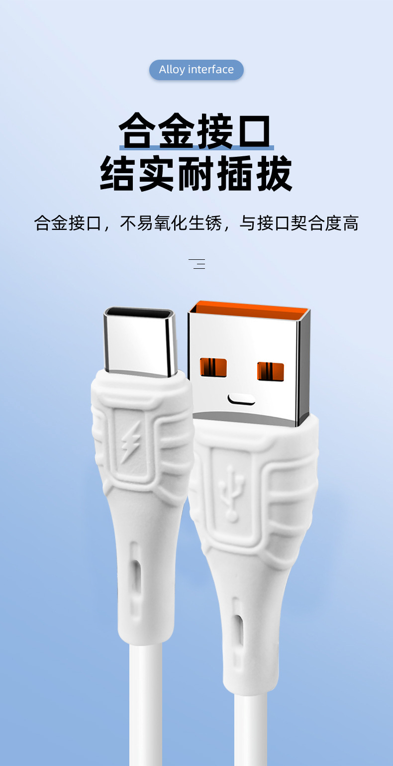 PVC cables are suitable for Apple 15 data cables, iPhone USB charging cables, 3A60W super fast charging cables pic 13