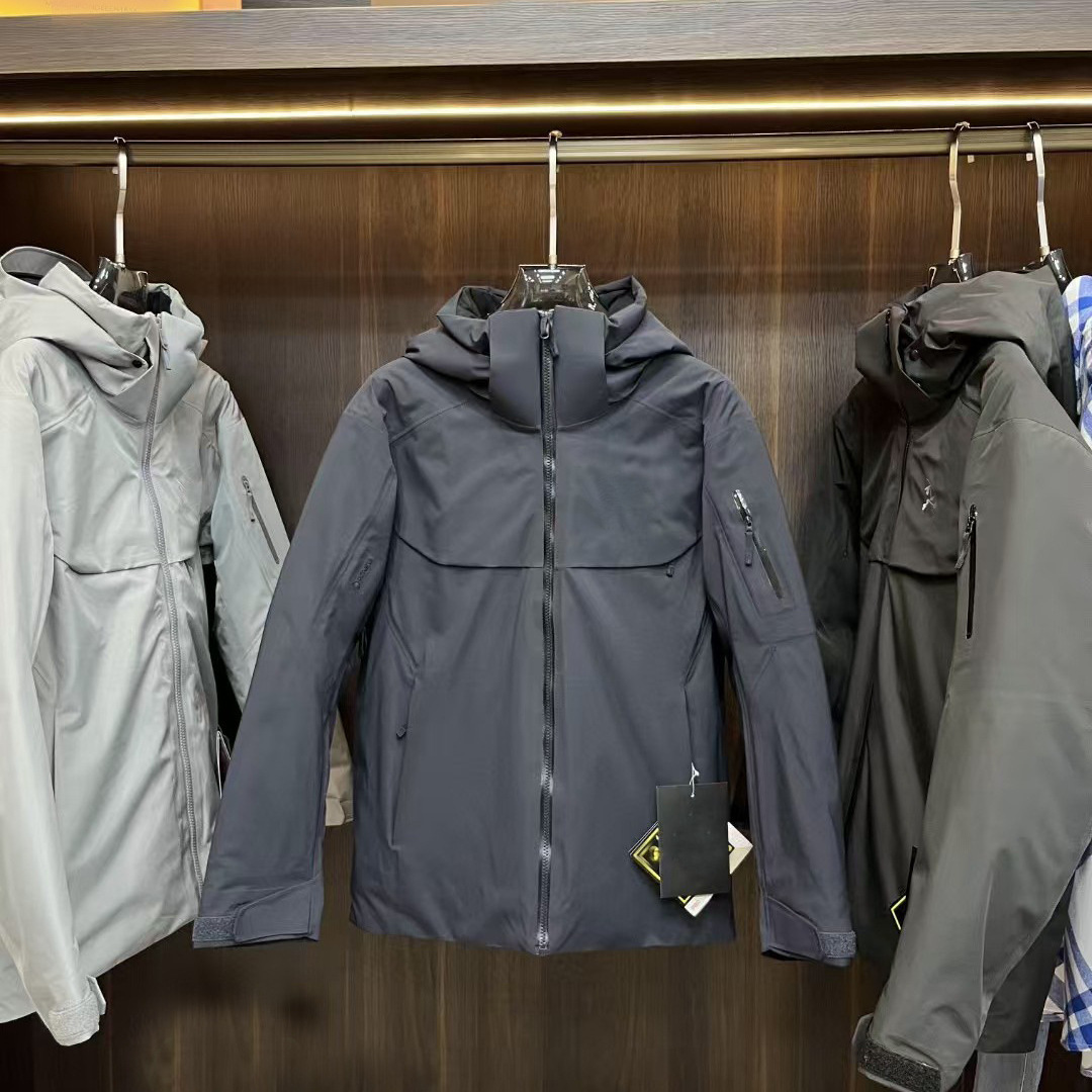 Niaojia Maicai Mcai waterproof, warm, detachable, hooded ski down jacket for men, outdoor down jacket pic 4