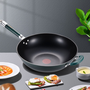 好伴侣全屏蜂窝悬浮复底不锈钢炒锅不粘锅无涂层炒菜锅一件代发详情5