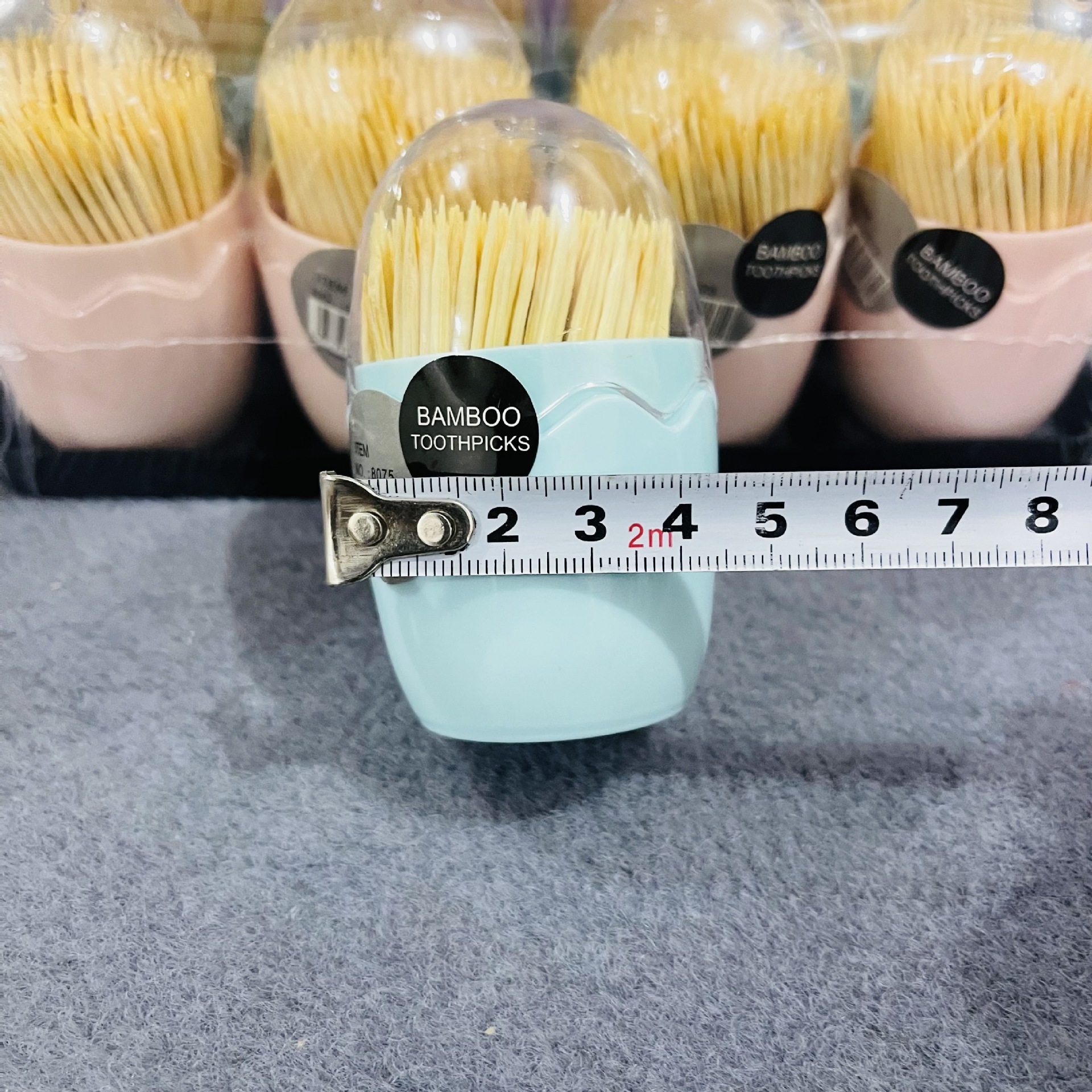 【1-1区】8075牙签12/托360/箱8075盒装牙签瓶装牙签2头尖头牙签满盒竹签饭店酒店竹签2元详情2