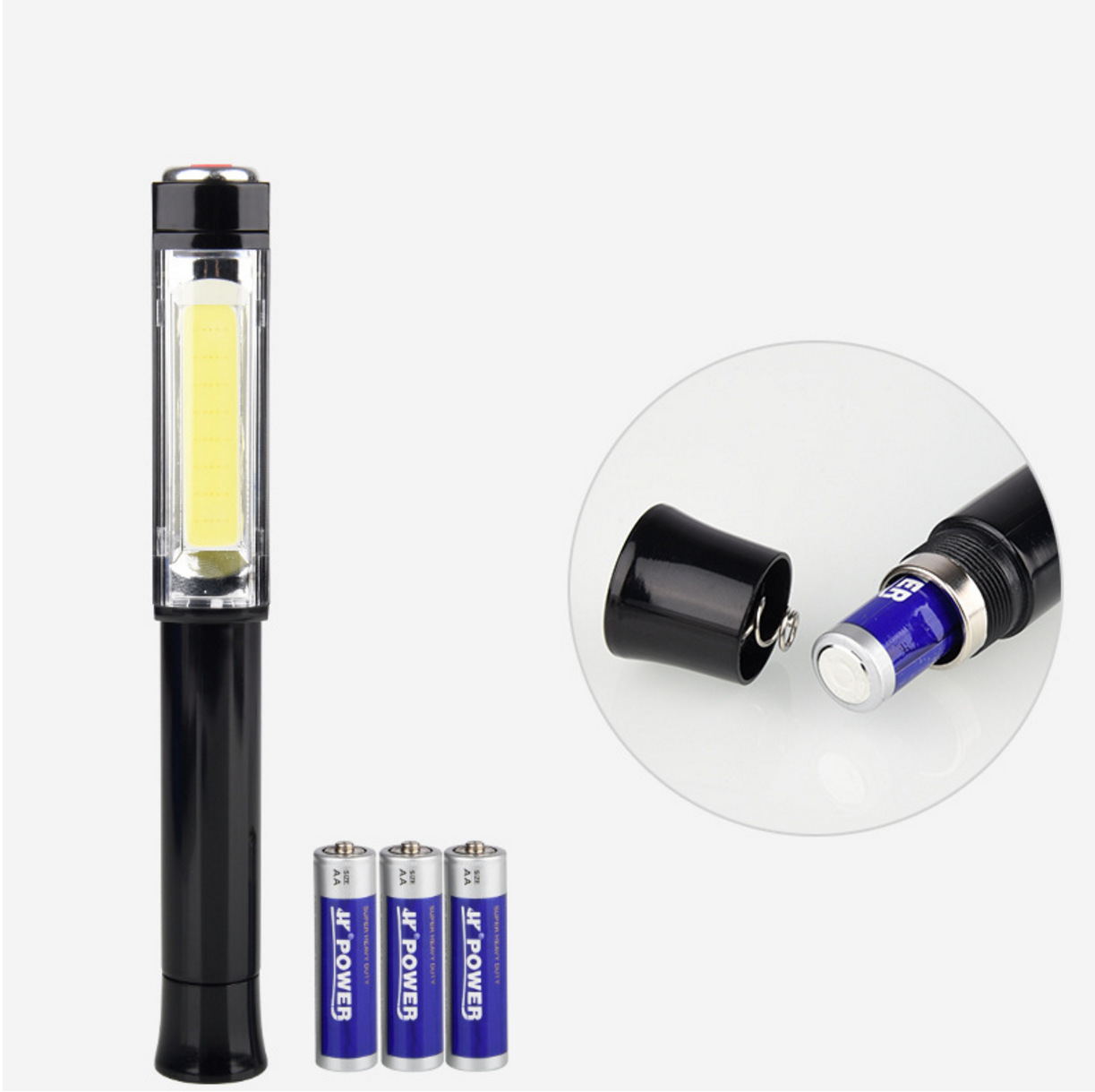 Cross-border LED magnet work light, COB pen light, multi-functional maintenance emergency light, pen-shaped outdoor camping tool light pic 4