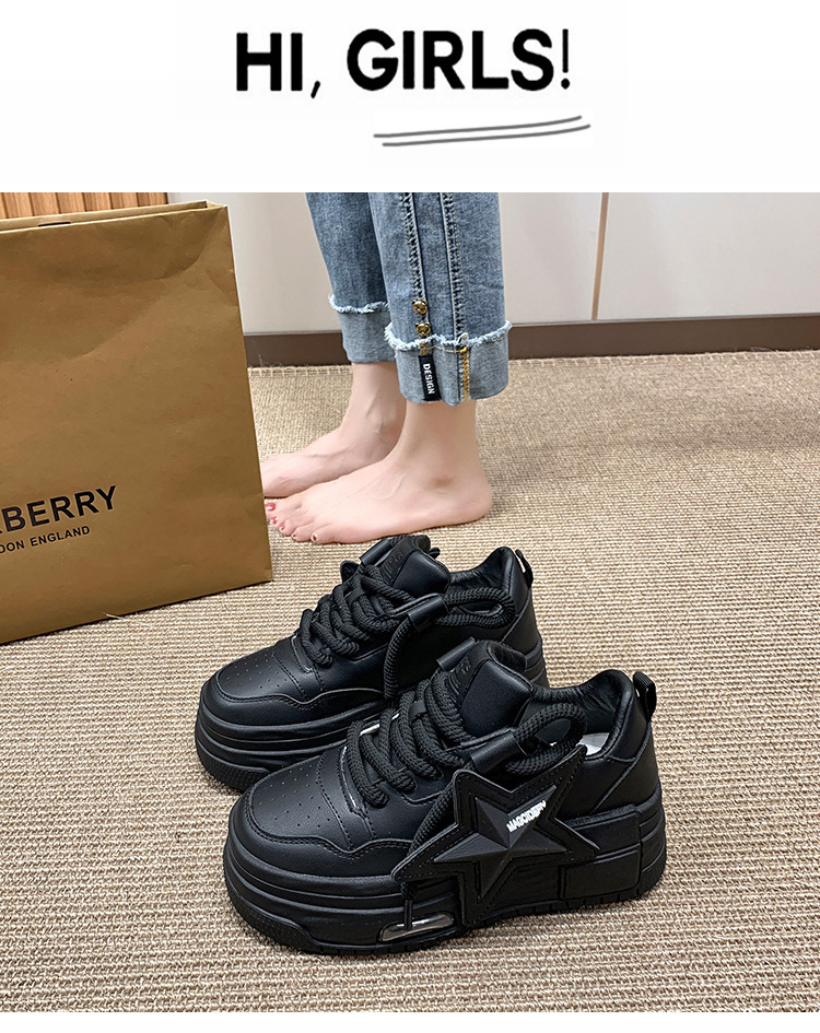欧洲站女鞋2023秋季新款轻便时尚百搭休闲小白鞋女松糕厚底板鞋女详情15